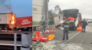 Chincha: Tres personas mueren calcinadas tras trágico accidente en la Panamericana Sur