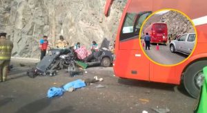 Arequipa: Choque entre bus y auto dejan 3 muertos en la vía Cerro Verde [VIDEO]