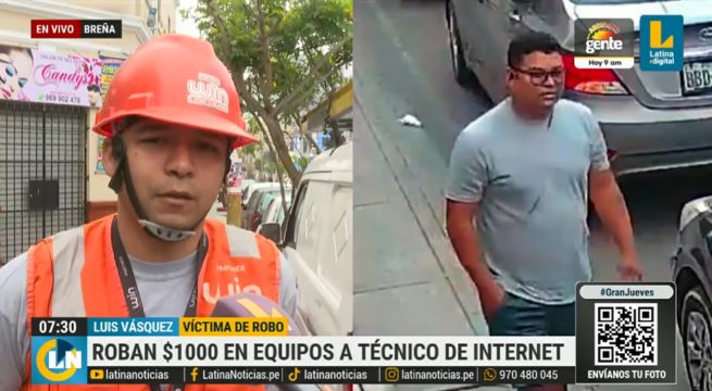 Roban 1000 dólares en equipos a trabajador que iba a instalar internet en casa [VIDEO]