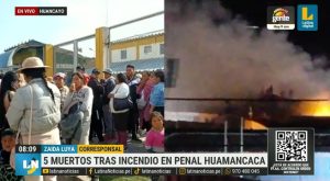 Huancayo: incendio en penal deja cinco muertos y más de 10 heridos | VIDEO