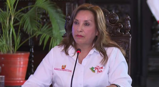 Boluarte al ser consultada sobre el ‘cofre’: “La pregunta invade el espacio personal familiar”