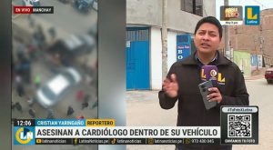 Cardiólogo muere tras recibir 15 disparos en Manchay