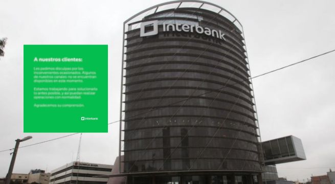 Interbank envía comunicado tras caída de su aplicación