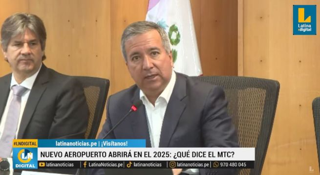 Ministro de Transporte confirma fecha y hora en la que nuevo aeropuerto empezará a operar