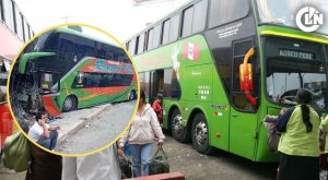 Bus interprovincial se despista e impacta contra 4 viviendas en Chimbote