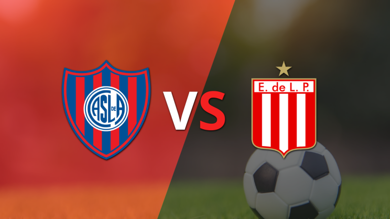 Al comienzo del segundo tiempo, San Lorenzo y Estudiantes empatan 1-1