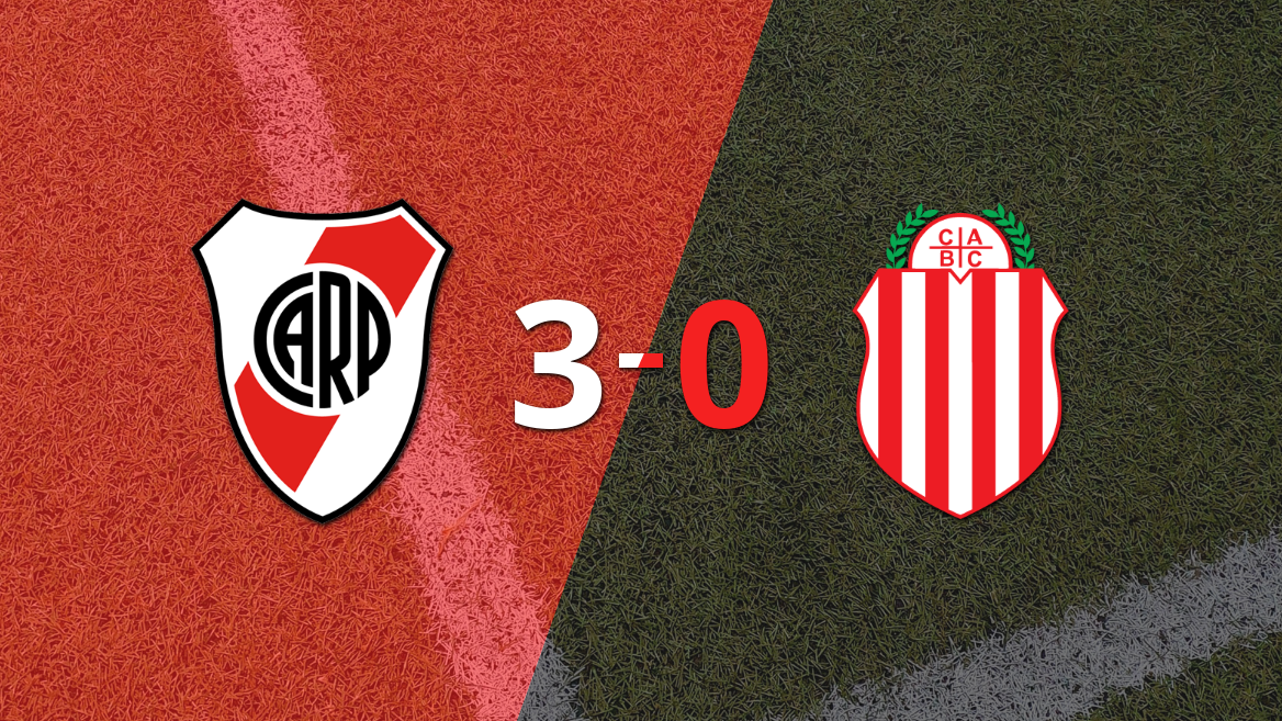 River Plate sentenció con goleada 3-0 a Barracas Central