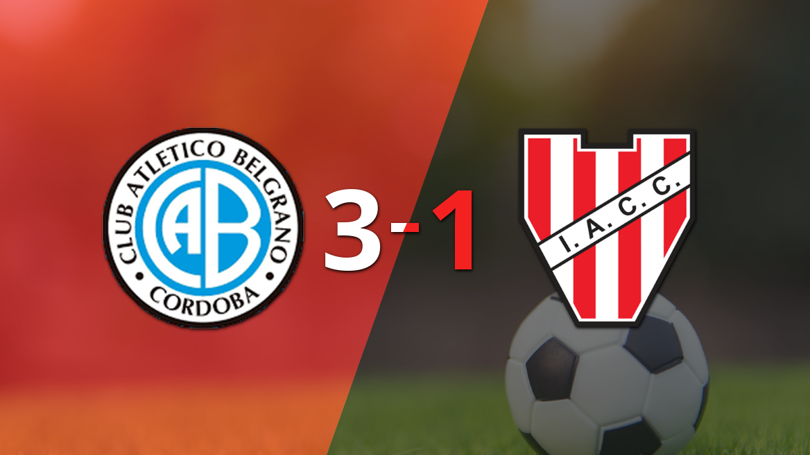 Belgrano superó por 3-1 a Instituto como local