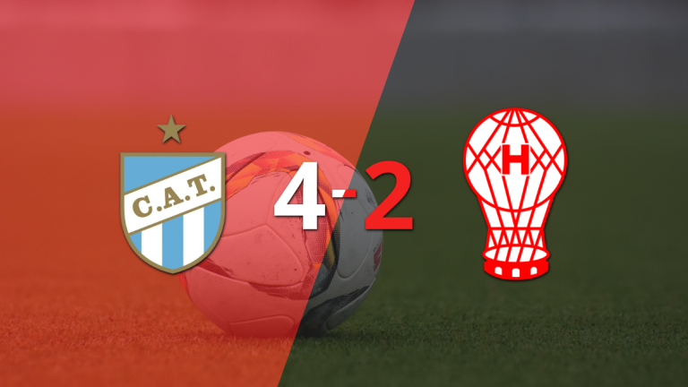 Contundente 4-2 de Atlético Tucumán sobre Huracán