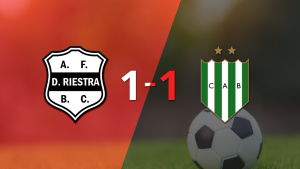 Dep. Riestra y Banfield empataron 1 a 1