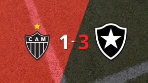 Botafogo venció a Atlético Mineiro y gritó campeón