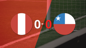 Perú y Chile igualaron sin goles en el marcador