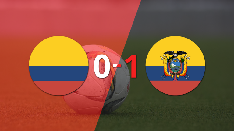 A Ecuador no le sobró nada, pero venció a Colombia por 1 a 0