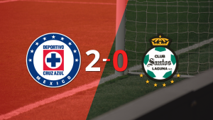 Derrota de Santos Laguna por 2-0 ante Cruz Azul