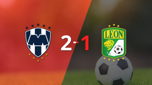 CF Monterrey obtiene una victoria 2-1 contra León