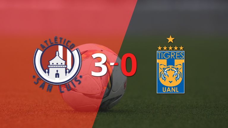 Atl. de San Luis apabulló a Tigres y se ilusiona