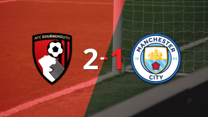 Bournemouth consiguió una victoria por 2 a 1 ante Manchester City