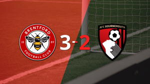 Doblete de Yoane Wissa en el triunfo 3-2 de Brentford frente a Bournemouth