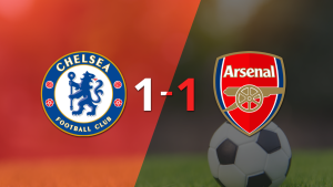 Chelsea y Arsenal empataron 1 a 1