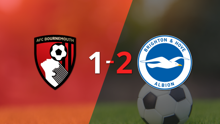 Brighton and Hove castigó a Bournemouth con una victoria por 2 a 1, sellada con un gol agónico