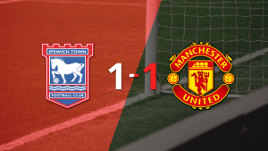 Ipswich Town y Manchester United igualaron 1 a 1