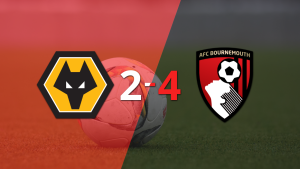 Bournemouth vence por 4-2 a Wolverhampton con triplete de Justin Kluivert