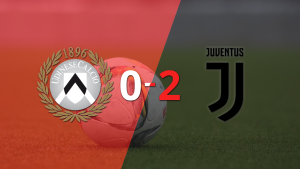 Juventus fue superior y venció por dos goles a Udinese en el estadio Stadio Friuli