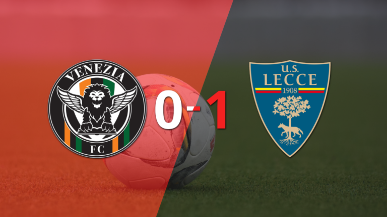 A Lecce no le sobró nada, pero venció a Venezia por 1 a 0