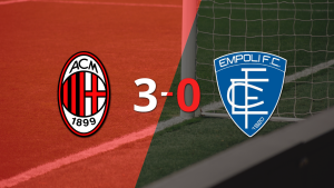 Goleada de Milan a Empoli con doblete de Tijjani Reijnders incluído