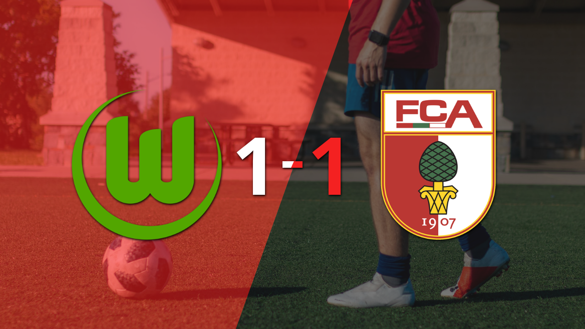 Empate a uno entre Wolfsburgo y Augsburg