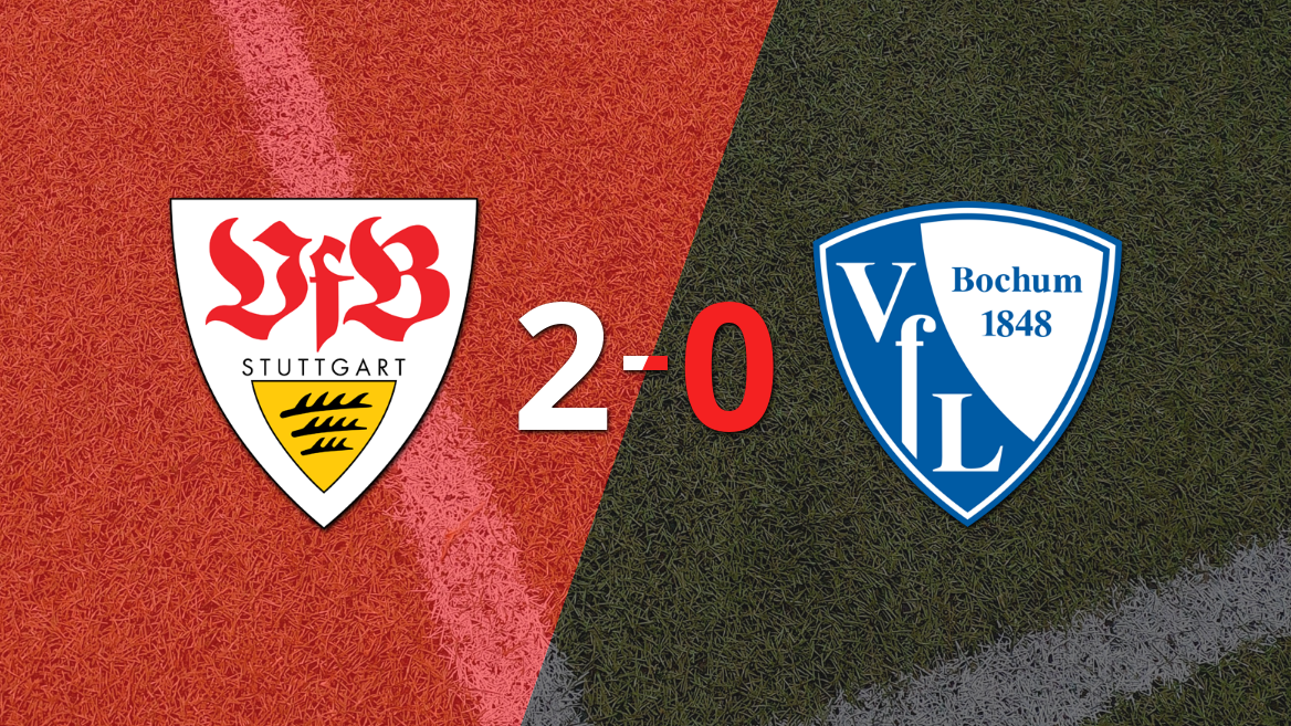 Stuttgart le ganó como anfitrión a Bochum por 2-0