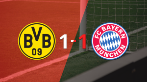 Borussia Dortmund y Bayern Múnich igualan 1-1 en «Der Klassiker»