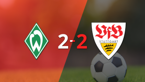 Ermedin Demirovic firma un doblete en el empate en 2 entre Stuttgart y Werder Bremen