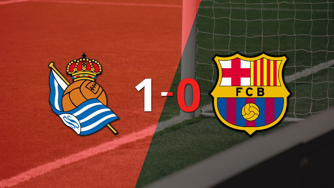 Apretada victoria de Real Sociedad frente a Barcelona