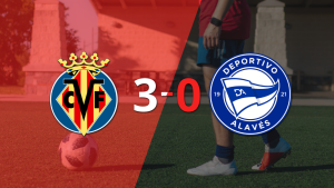 Villarreal le pasó por encima 3-0 a Alavés