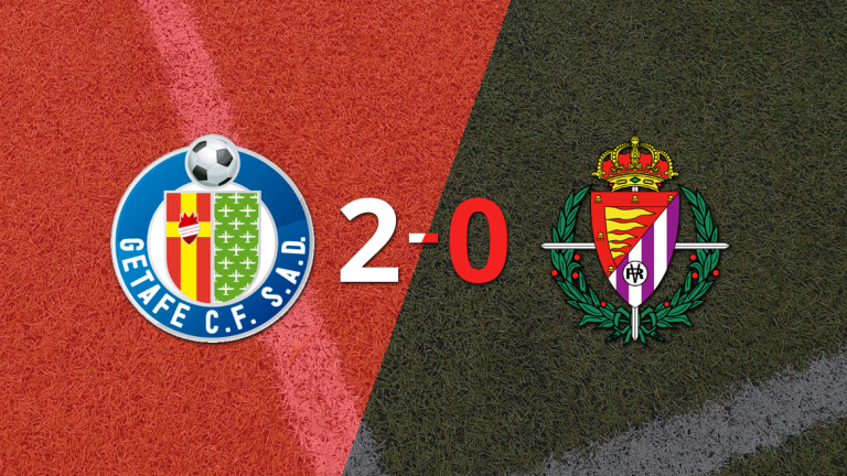 Getafe celebró una victoria 2-0 sobre Valladolid