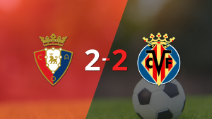 Ante Budimir firma un doblete en el empate en 2 entre Osasuna y Villarreal