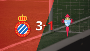 Espanyol fue más y venció por 3 a 1 a Celta