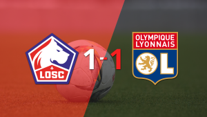 Empate agónico de Olympique Lyon ante Lille con un decisivo gol de Malick Fofana