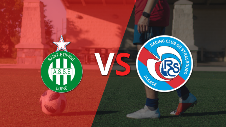 Empieza el partido entre Saint Etienne y RC Strasbourg