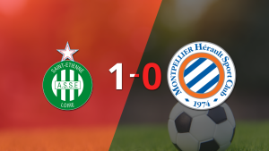 Saint Etienne derrotó 1-0 a Montpellier