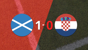 Croacia perdió 1-0 ante Escocia por un gol agónico