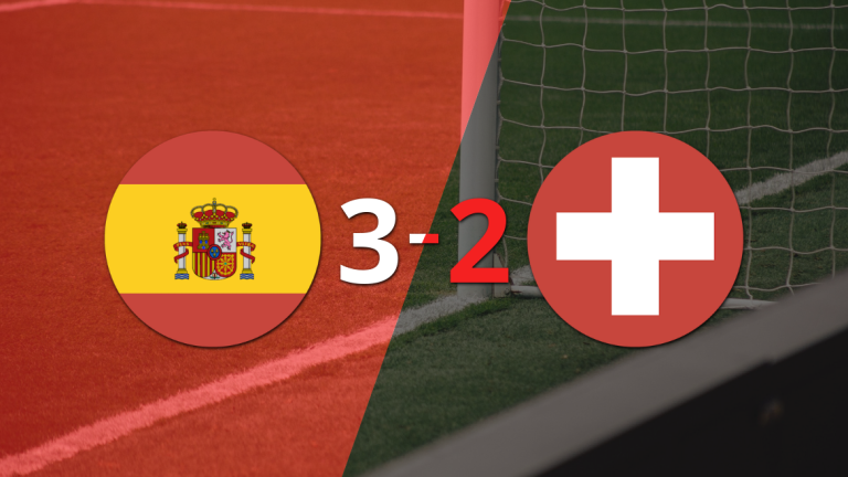 Partido de alta intensidad concluye con España superando a Suiza con gol agónico