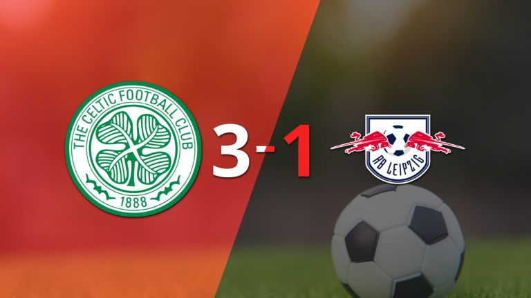 Celtic le dio vuelta el partido a RB Leipzig con un 3-1