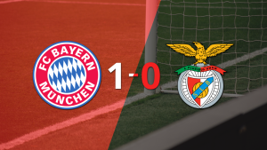 Bayern Múnich venció a Benfica 1 a 0 en el estadio Allianz Arena