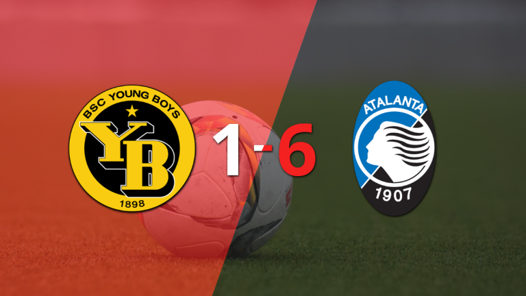 Atalanta vence contundentemente 6-1 a Young Boys con dobletes de Charles De Ketelaere y Mateo Retegui