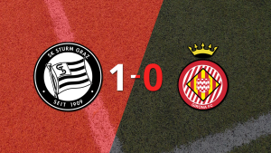 Girona perdió 1-0 ante Sturm Graz