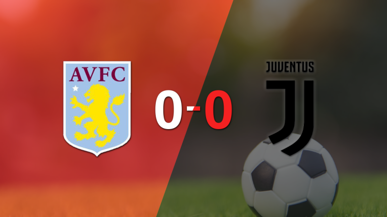 Aston Villa y Juventus no se hicieron daño y empataron sin goles