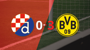 Borussia Dortmund se da un festín y devora a Dinamo Zagreb por 3 a 0