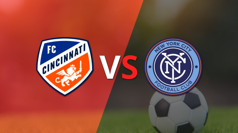 FC Cincinnati y New York City FC empatan sin goles en el inicio del segundo tiempo